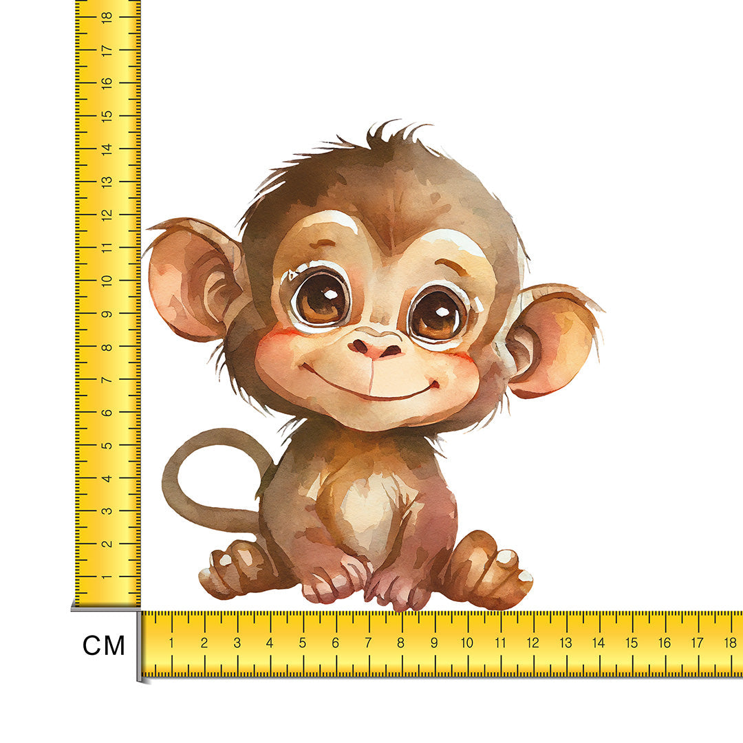 Cheeky Monkey Iron on Fabric Heat Transfer DTF-216