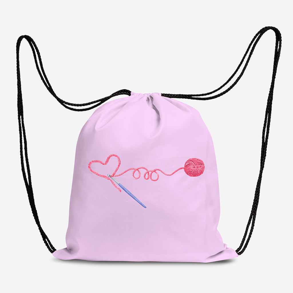 Crochet Love Iron on Fabric Heat Transfer DTF-217