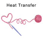 Crochet Love Iron on Fabric Heat Transfer DTF-217