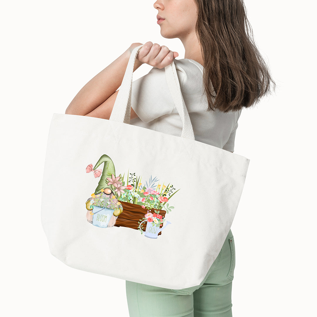 Gardening Gnome Iron on Fabric Heat Transfer DTF-219