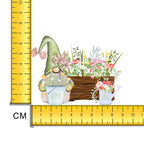 Gardening Gnome Iron on Fabric Heat Transfer DTF-219