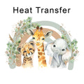 Rainbow Safari Iron on Fabric Heat Transfer DTF-220