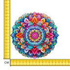 Rainbow Mandala Iron on Fabric Heat Transfer DTF-221