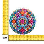 Rainbow Mandala Iron on Fabric Heat Transfer DTF-221