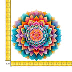 Trippy Mandala Iron on Fabric Heat Transfer DTF-222