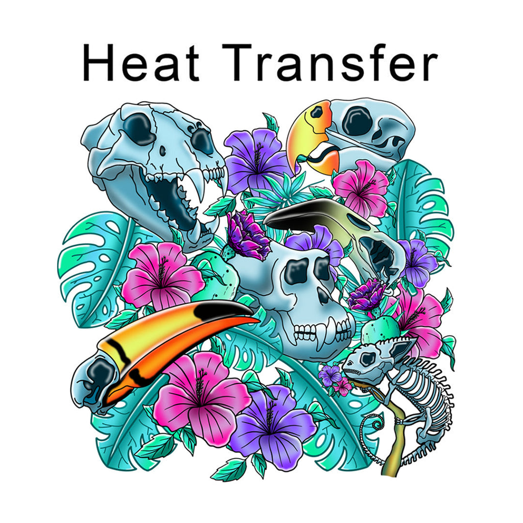 Dead Exotic Iron on Fabric Heat Transfer DTF-223