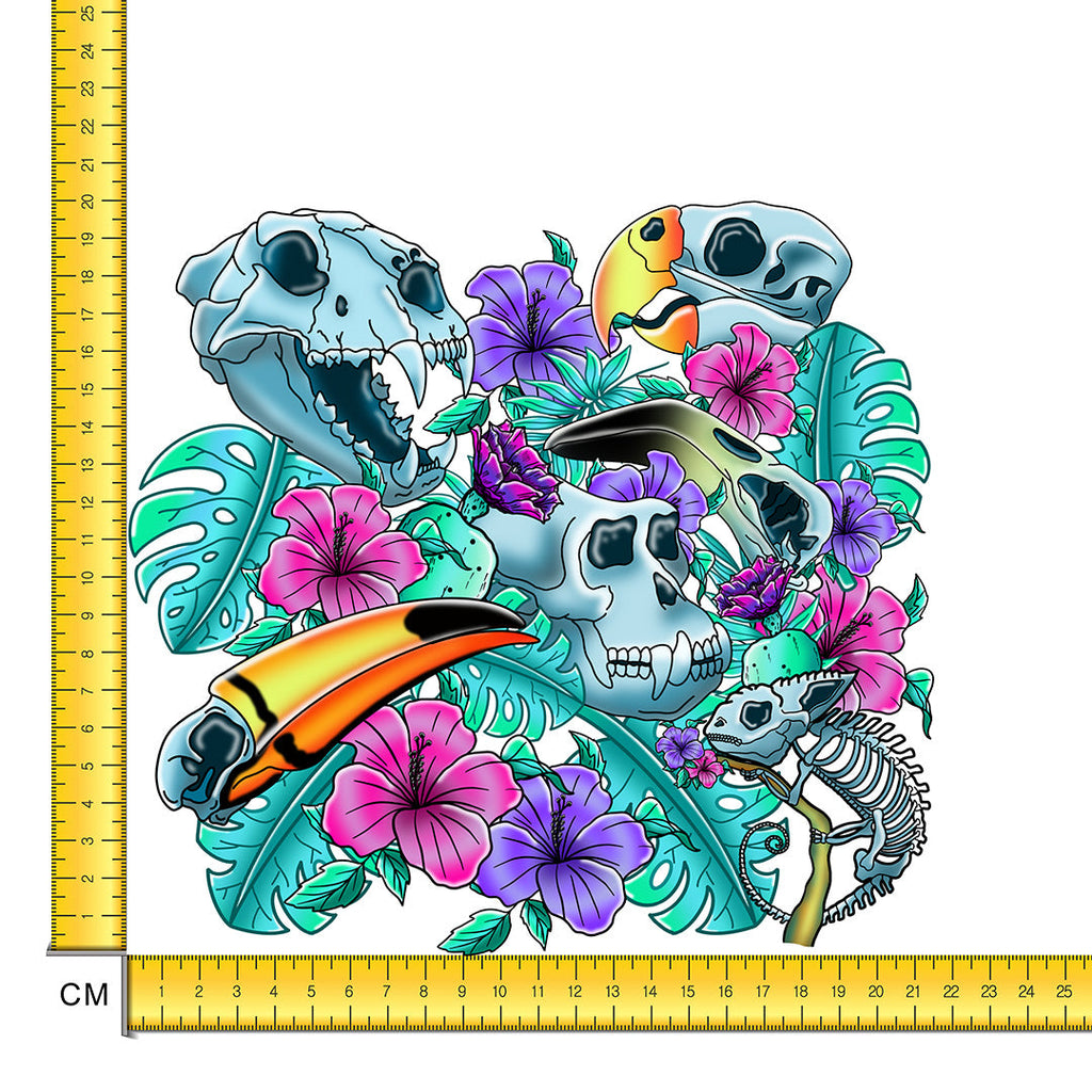 Dead Exotic Iron on Fabric Heat Transfer DTF-223