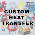 Custom Print Iron on fabric heat transfer DTF PYO