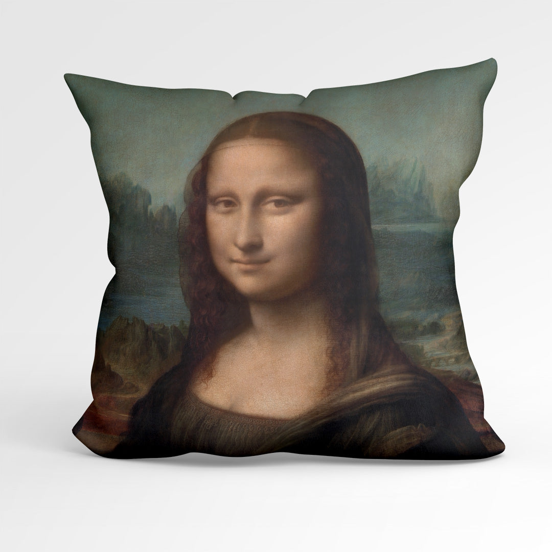 CUSHION Fabric Panel Da Vinci Mona Lisa