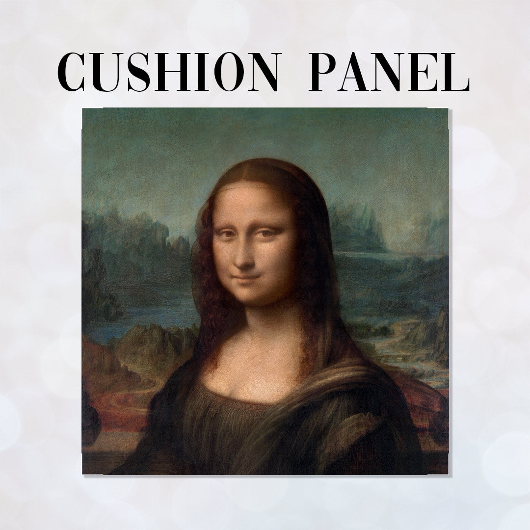 CUSHION Fabric Panel Da Vinci Mona Lisa