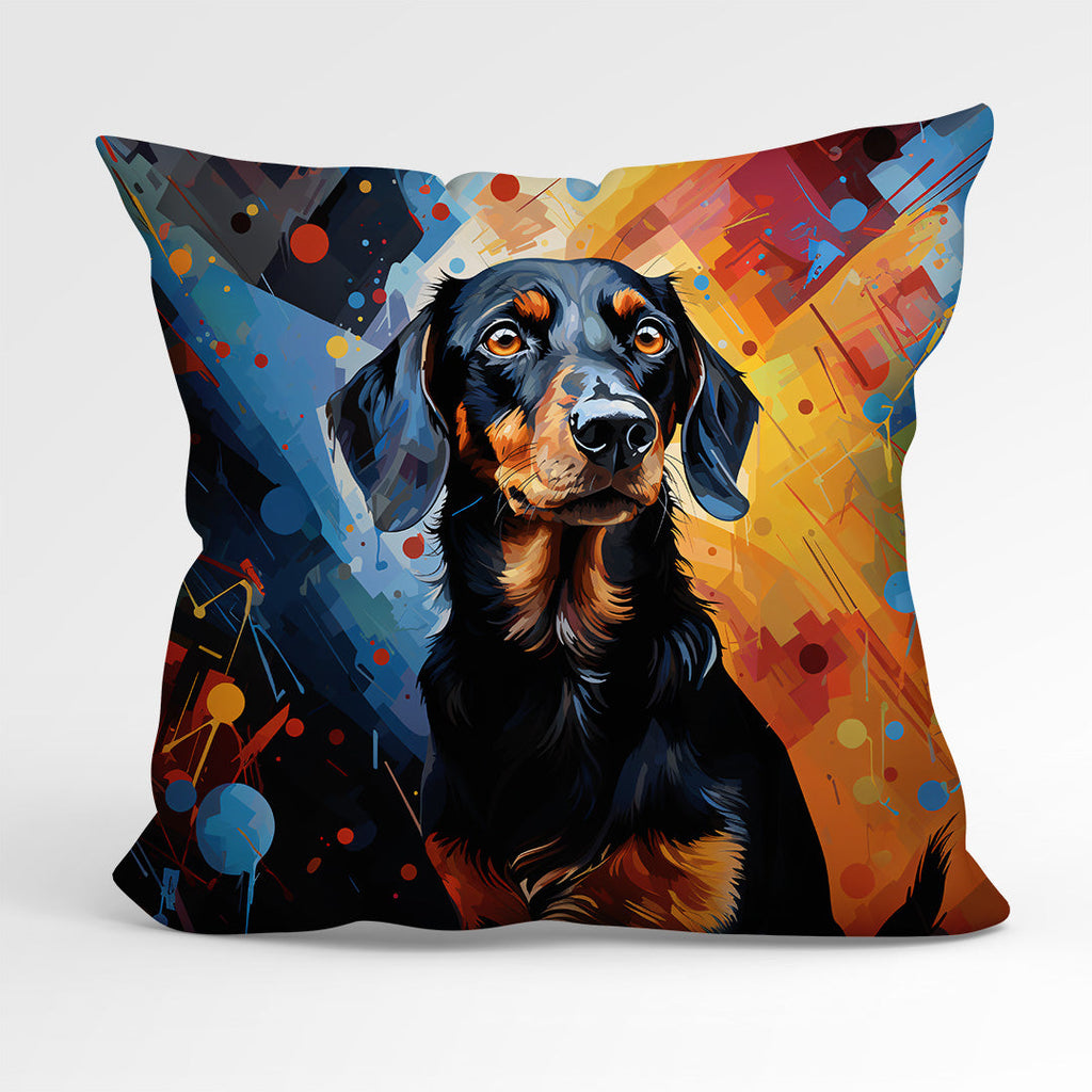 CUSHION Fabric Panel Dachshund CP-1250