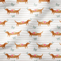 Dachshund Stripes Fabric