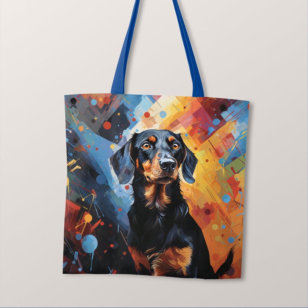 TOTE Dachshund Fabric Bag Panel