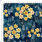 Bees & Daffodils Fabric
