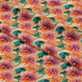 Dahlia Orange Blossom Fabric