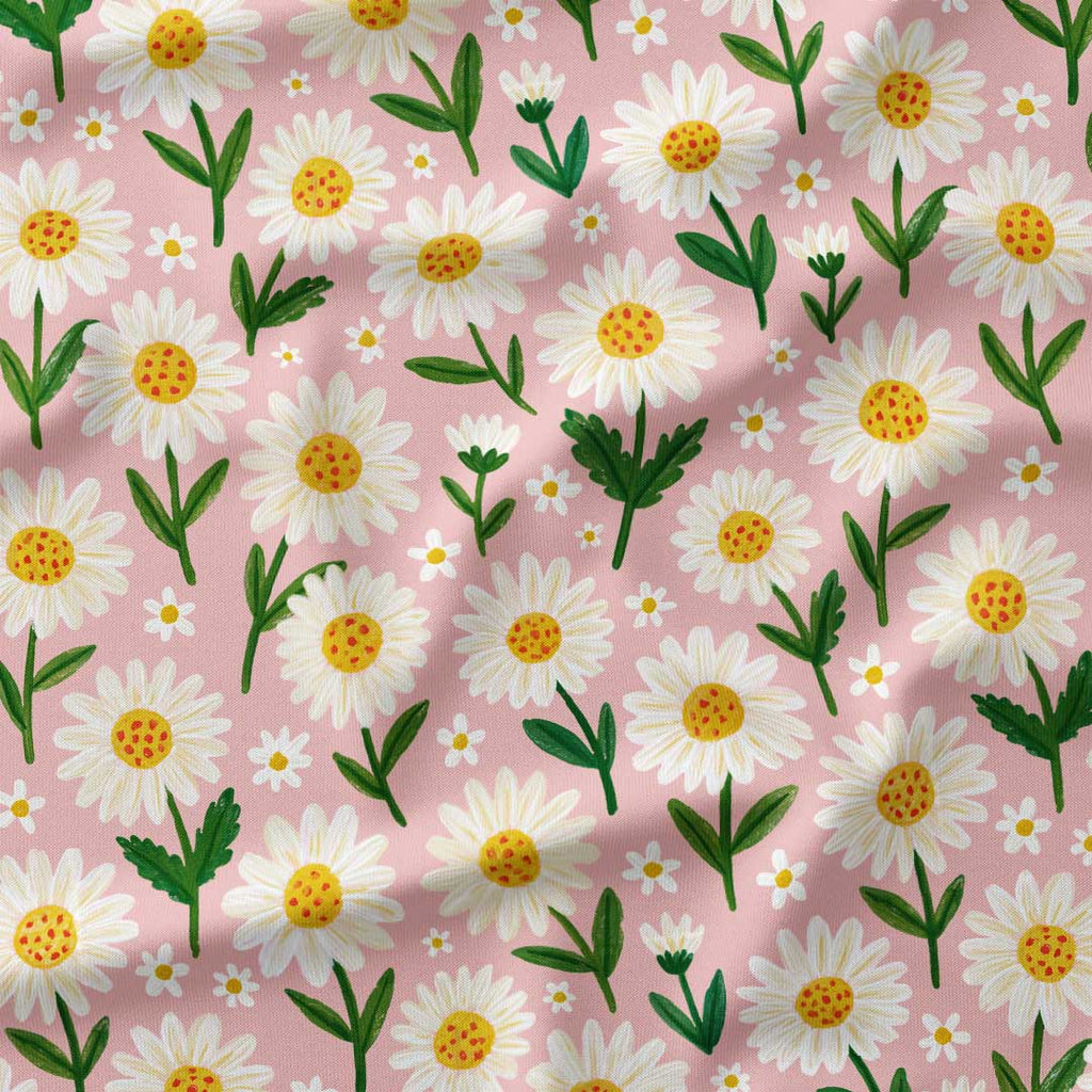 Daisy Pink Fabric