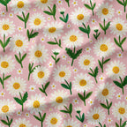 Daisy Pink Fabric