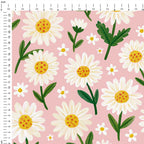 Daisy Pink Fabric