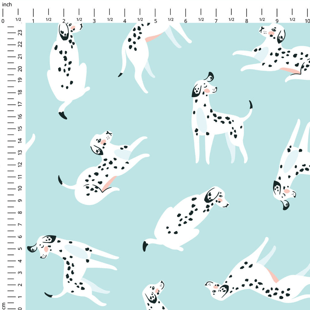 Dalmatian Mint Fabric