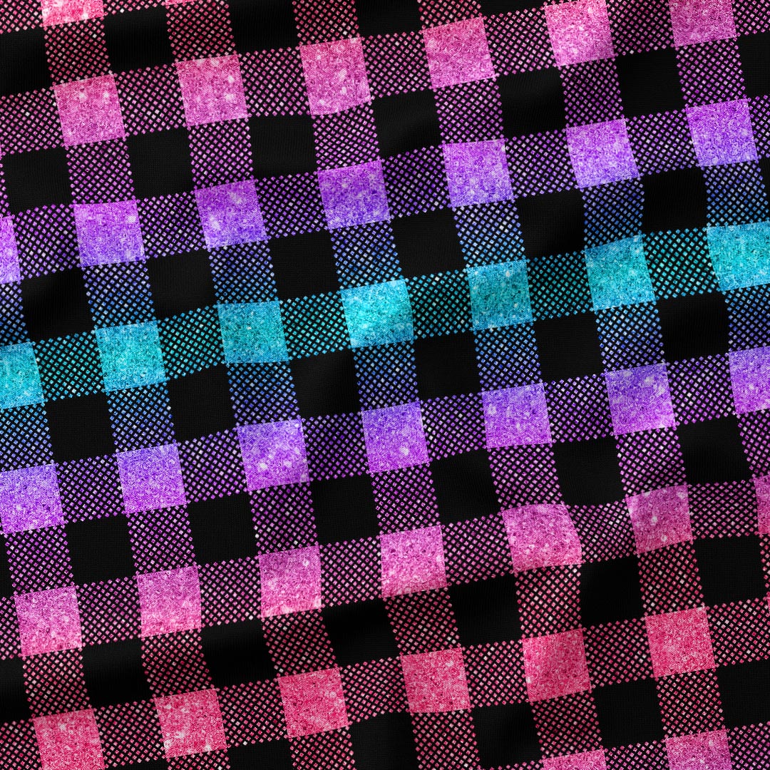 Dance Party Checks Fabric 1459