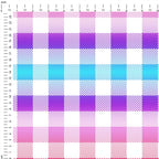 Dance Party White Checks Fabric 1460