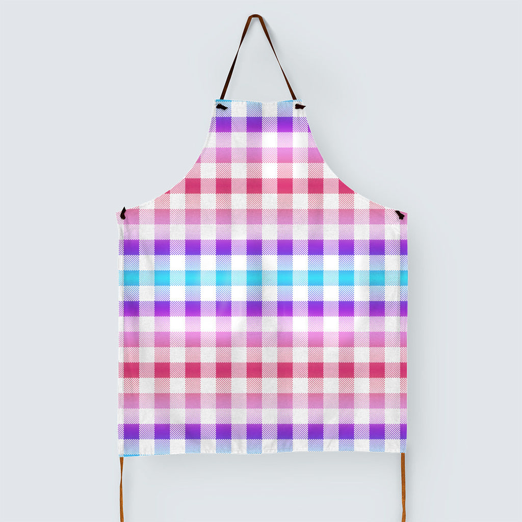 Dance Party White Checks Fabric 1460