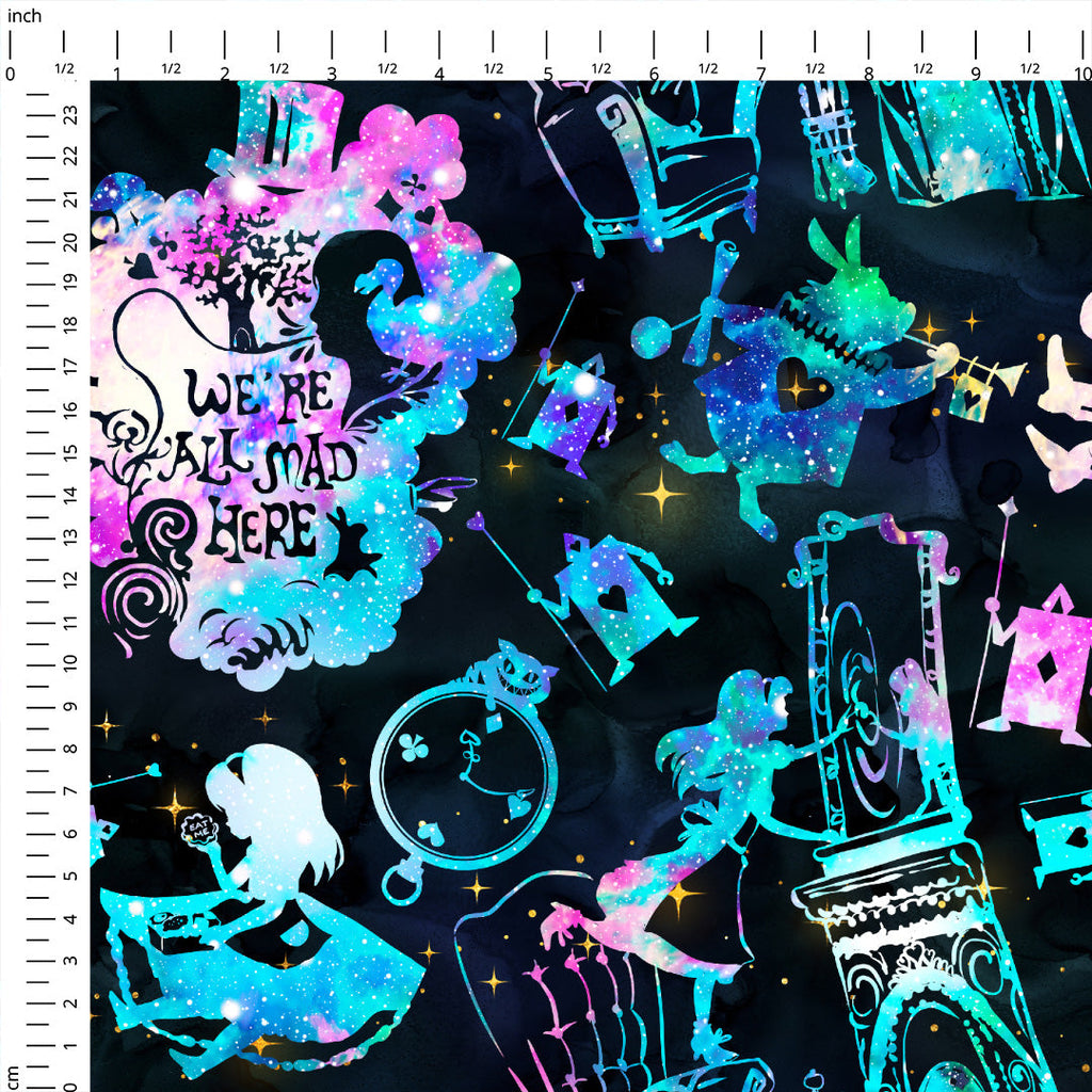 Dark Alice Fabric