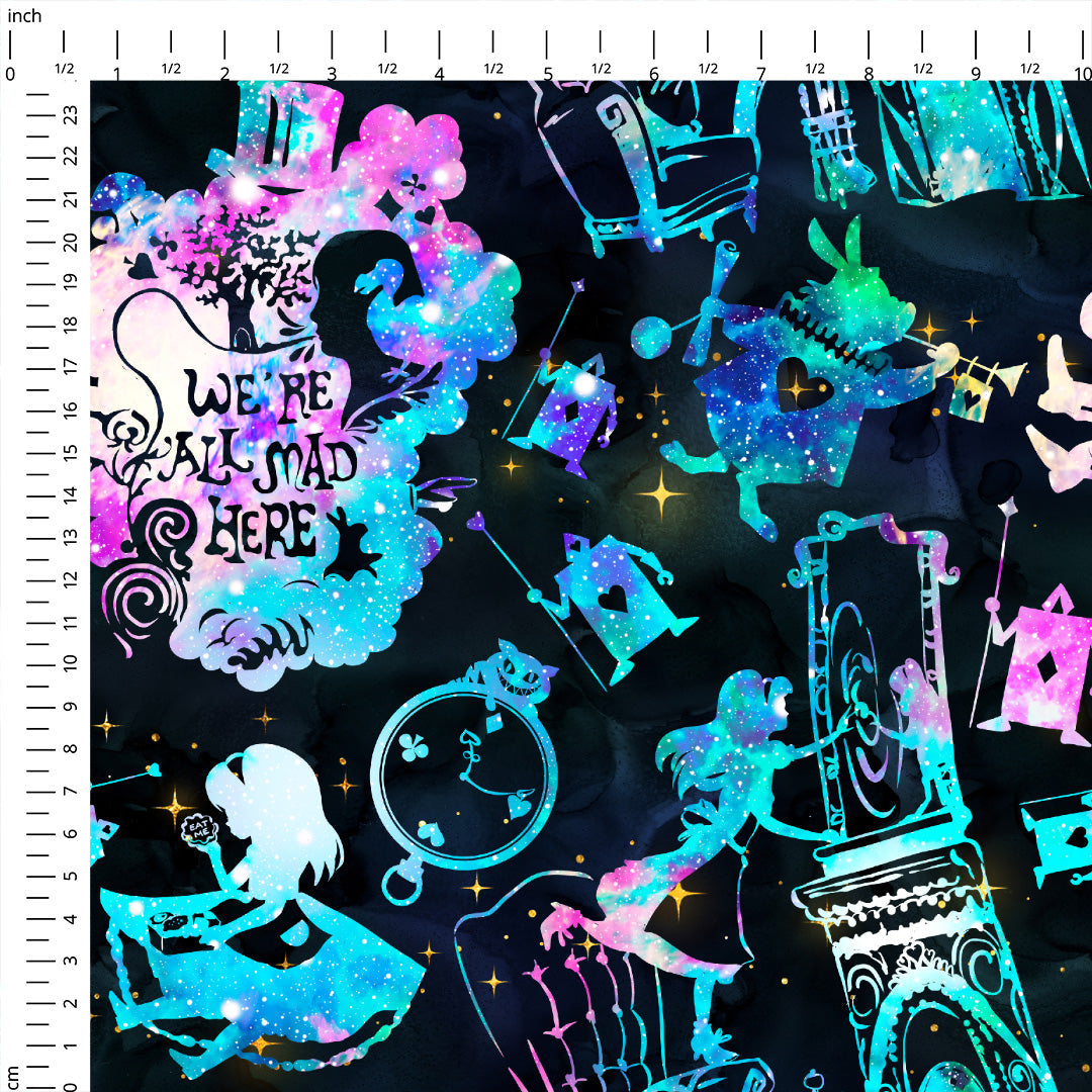 Dark Alice Fabric