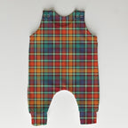 Dark Rainbow Plaid Fabric 196