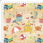 Day At The Beach Fabric