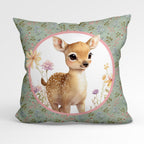 Woodland Deer Cushion Panel Fabric