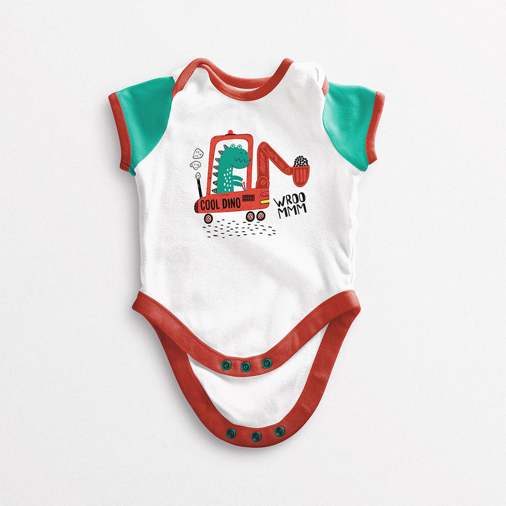 Dino Digger Iron on fabric heat transfer DTF-42