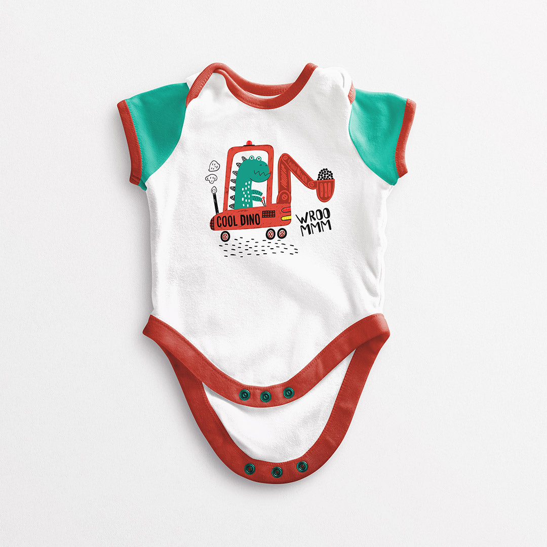 Dino Digger Iron on fabric heat transfer DTF-42