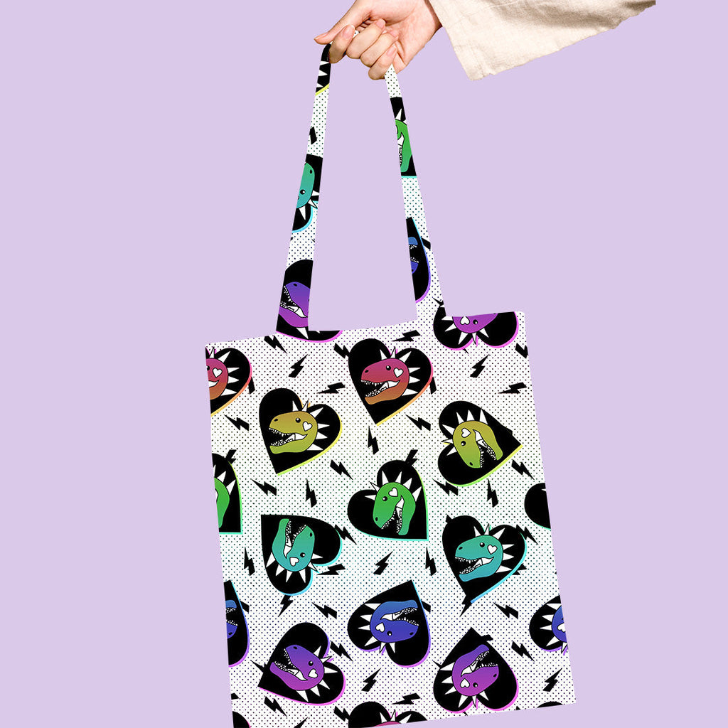 Dino Hearts Fabric