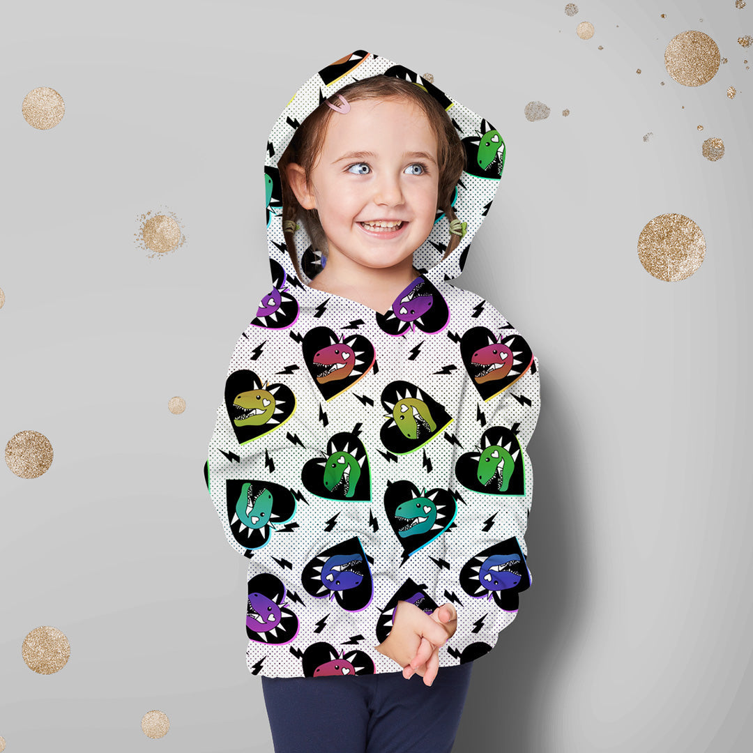 Dino Hearts Fabric