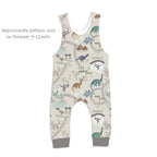 Dino Land Grey Fabric