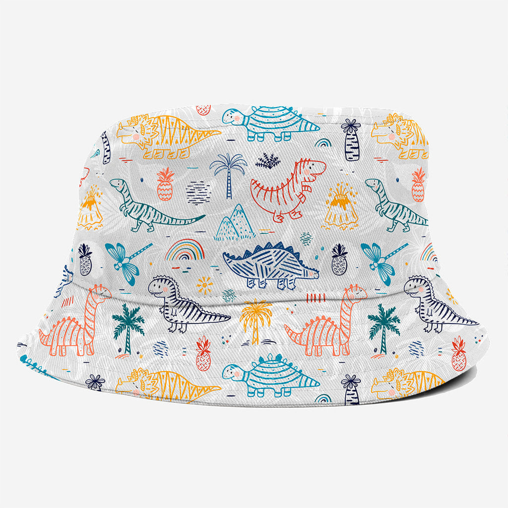 Dinosaurs Grey Fabric