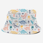 Dinosaurs Grey Fabric