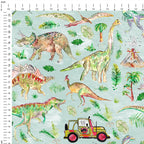 Dinosaur Adventure Fabric