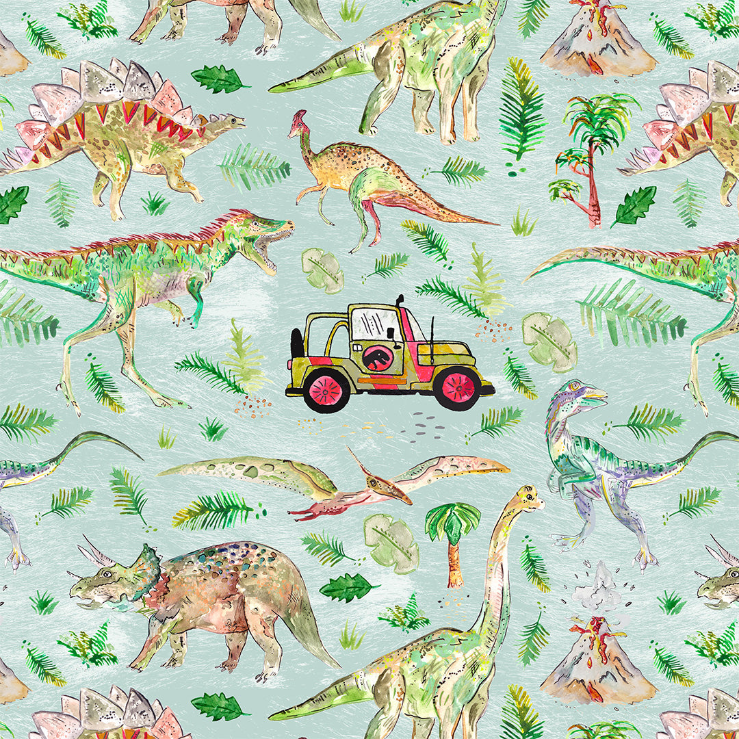 Dinosaur Adventure Fabric