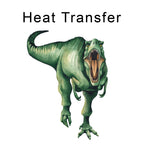 Dinosaurs - T-Rex Iron on Fabric Heat Transfer DTF-138
