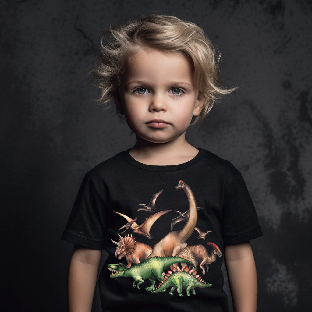 Dinosaurs World Iron on Fabric Heat Transfer DTF-137