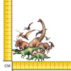 Dinosaurs World Iron on Fabric Heat Transfer DTF-137