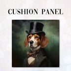 CUSHION Panel Dog Gentelman CP-213