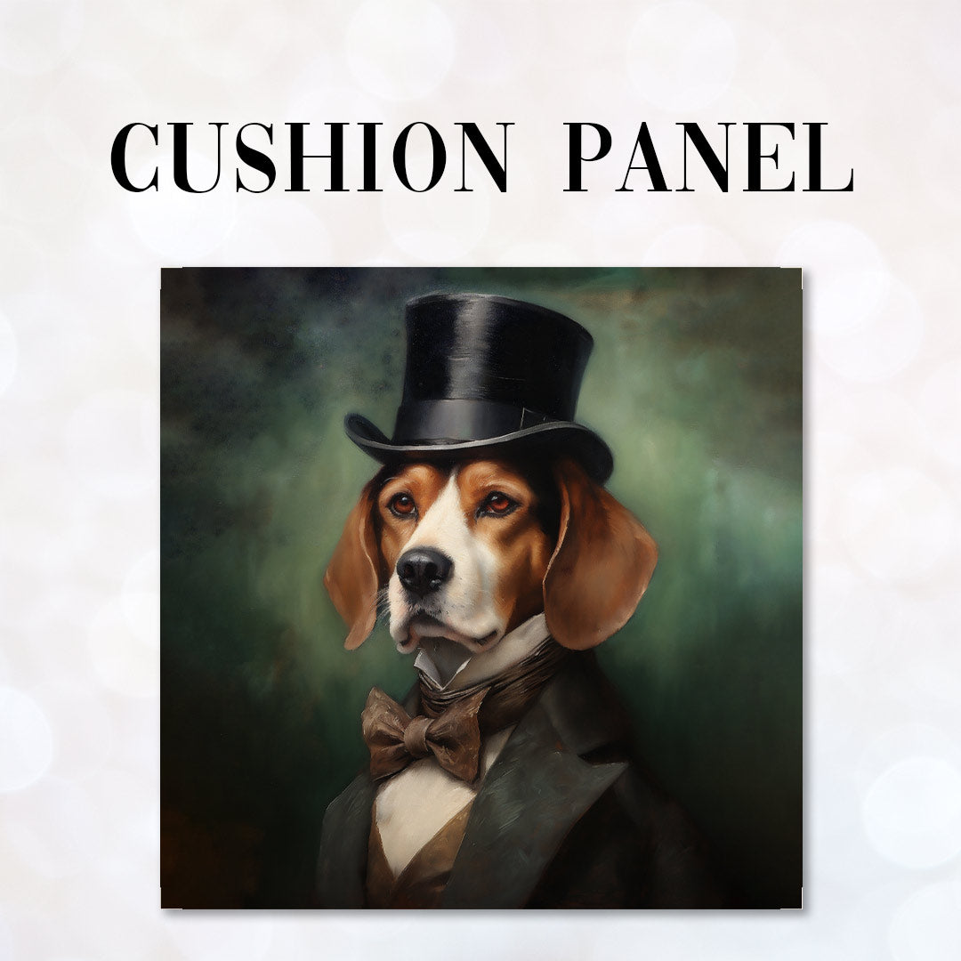 CUSHION Panel Dog Gentelman CP-213