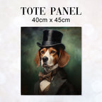 TOTE Fabric Bag Panel Dog Gentelman TP-291