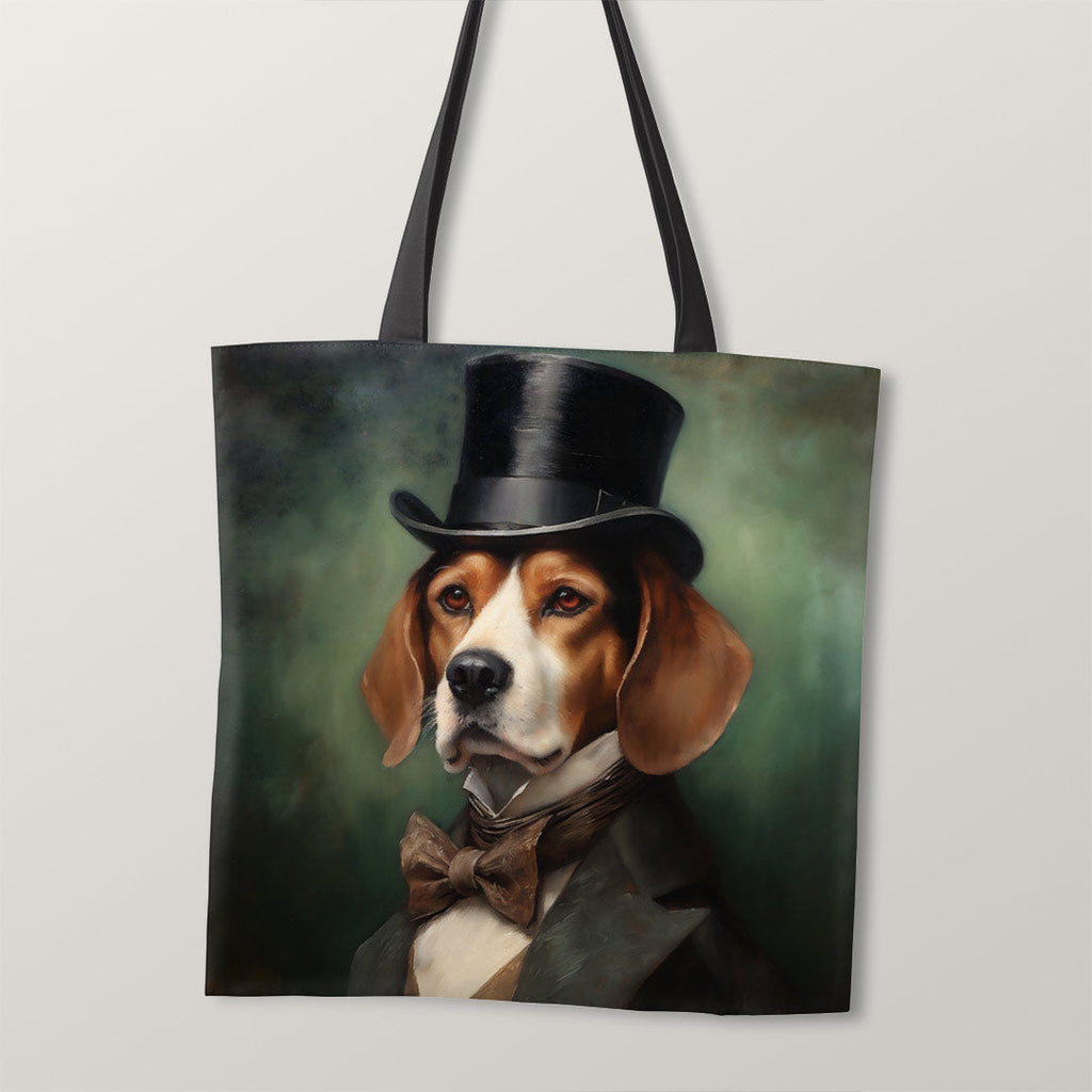 TOTE Fabric Bag Panel Dog Gentelman TP-291