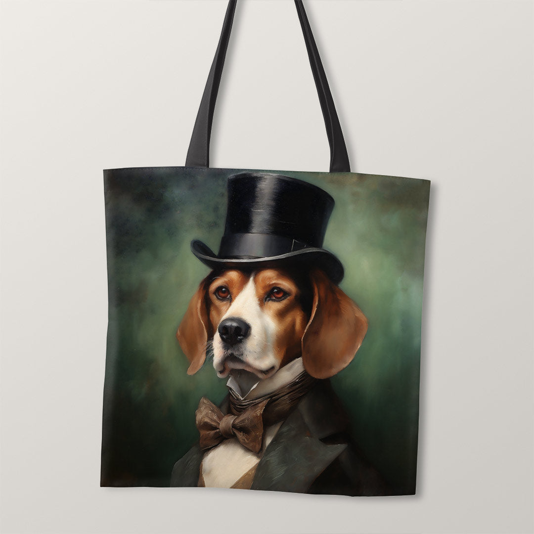 TOTE Fabric Bag Panel Dog Gentelman TP-291