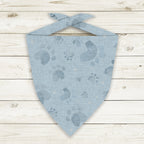 Muddy Paws Blue Fabric