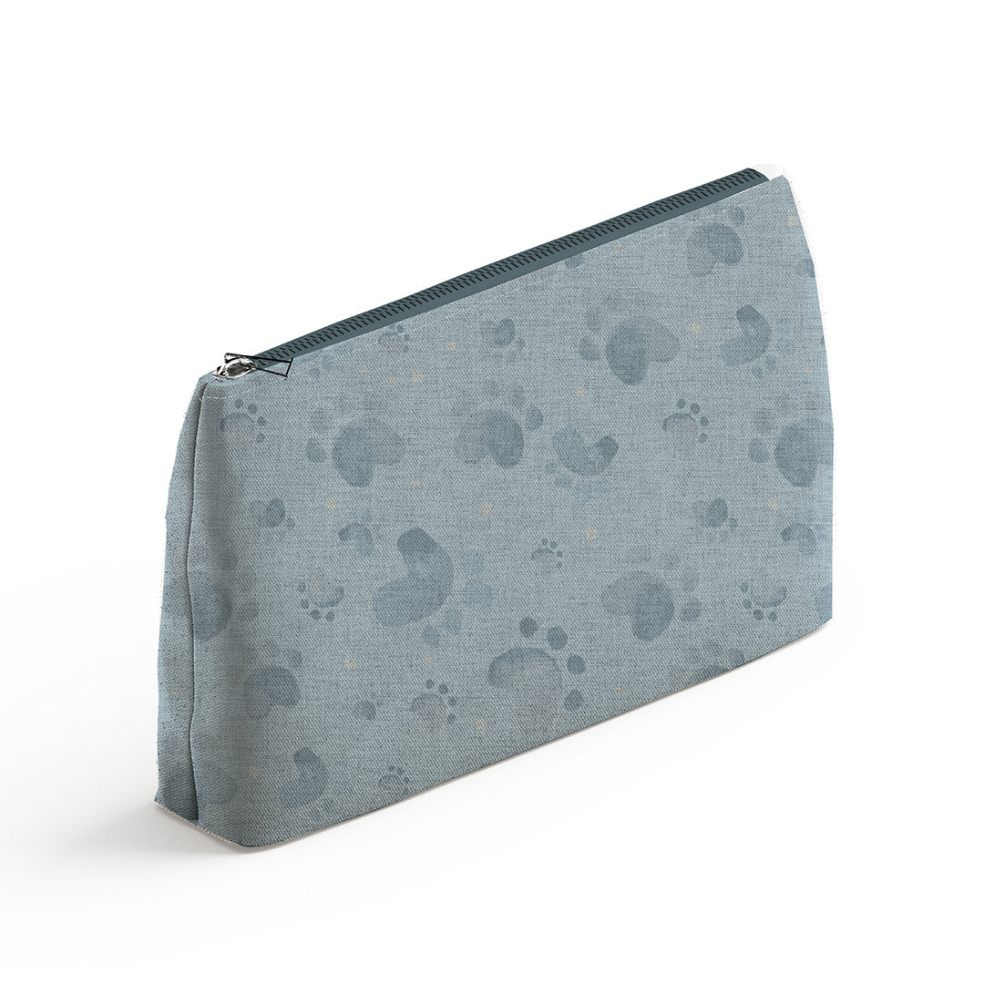 Muddy Paws Blue Fabric